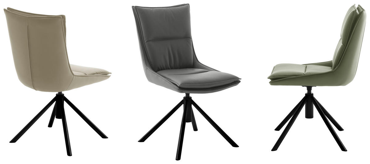 STOLICA  antracit, crna       - crna/antracit, Dizajnerski, metal/tekstil (49/90/65cm) - Novel