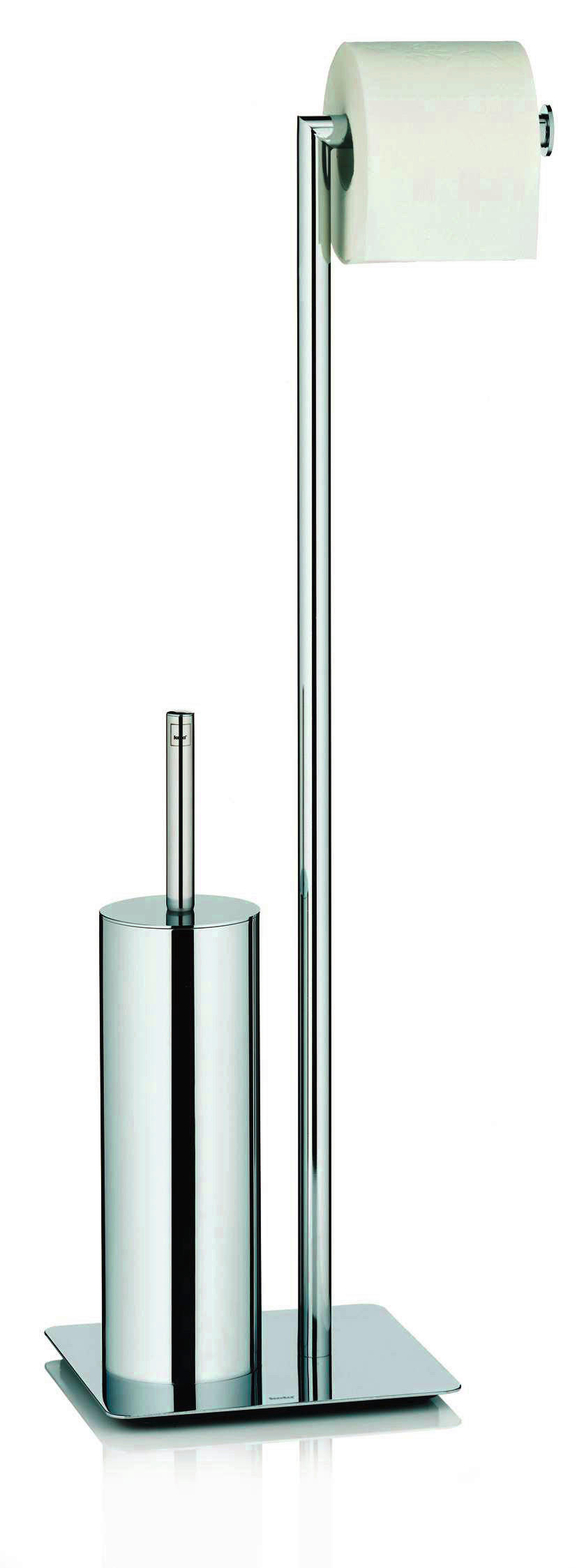 WC-BÜRSTENGARNITUR - Basics, Kunststoff/Metall (20/20/71cm) - Kela