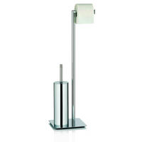 WC-BÜRSTENGARNITUR - Basics, Kunststoff/Metall (20/20/71cm) - Kela
