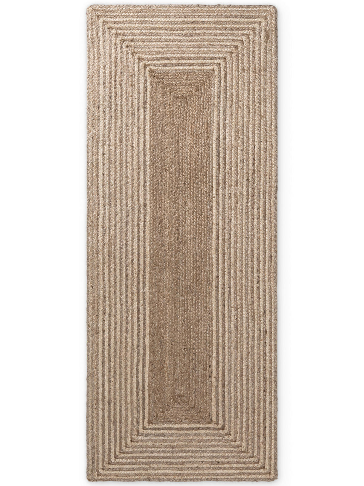LÄUFER 80/300 cm Juno  - Graubraun/Creme, Natur, Textil (80/300cm) - Hanse Home