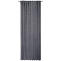 KÉSZFÜGGÖNY részben fényzáró  - antracit, Basics, textil (135/245cm) - Esposa