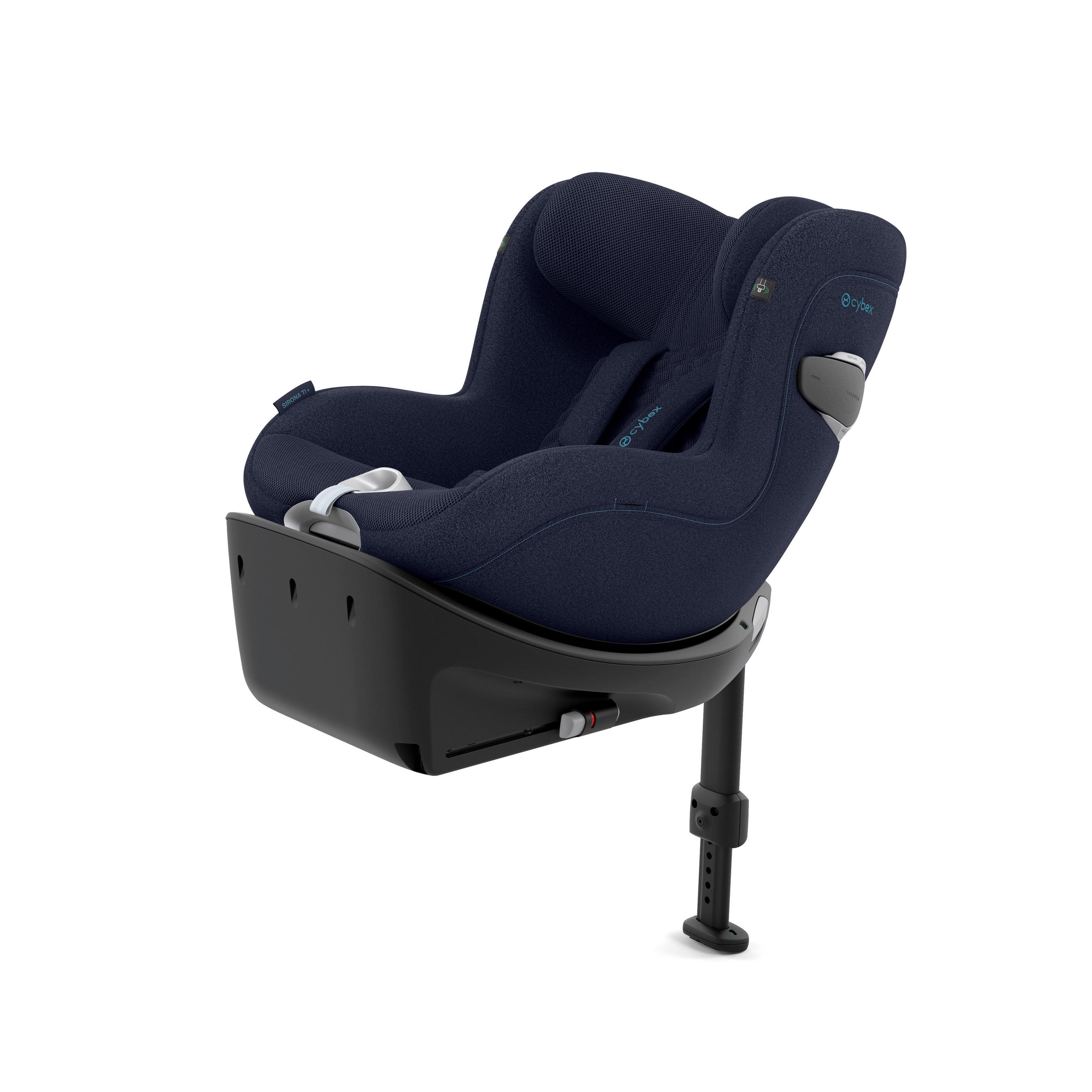 KINDERAUTOSITZ Sirona Ti Plus  - Dunkelblau, Basics, Kunststoff/Textil (71/44/75cm) - cybex PLATINUM