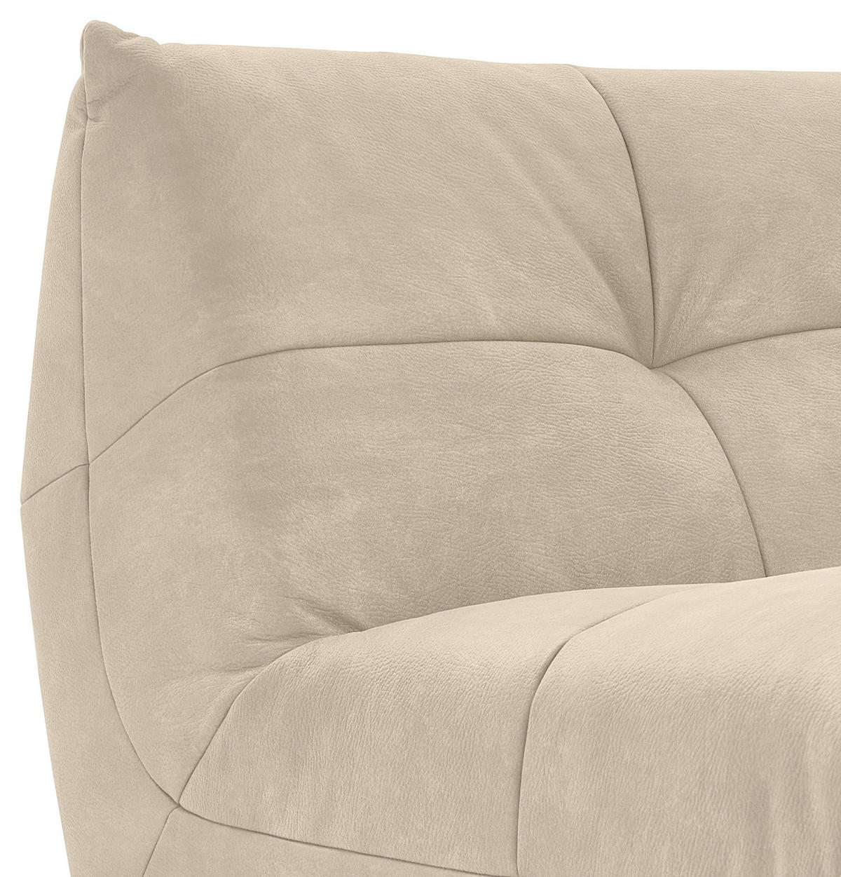 SOFFMODUL i läderimitation cremefärgad  - cremefärgad, Trend, textil (180/80/112cm) - Livetastic
