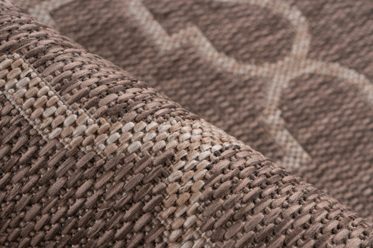 TEPIH NISKOG TKANJA 60/110 cm   taupe   - taupe, Basics, tekstil (60/110cm)