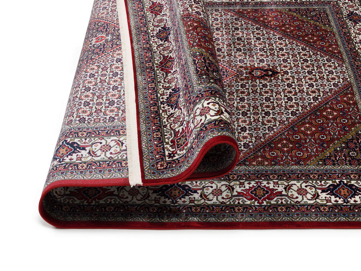 WEBTEPPICH 160/230 cm Mithras Bidjar Creme, Rot  - Rot/Creme, LIFESTYLE, Textil (160/230cm) - Novel