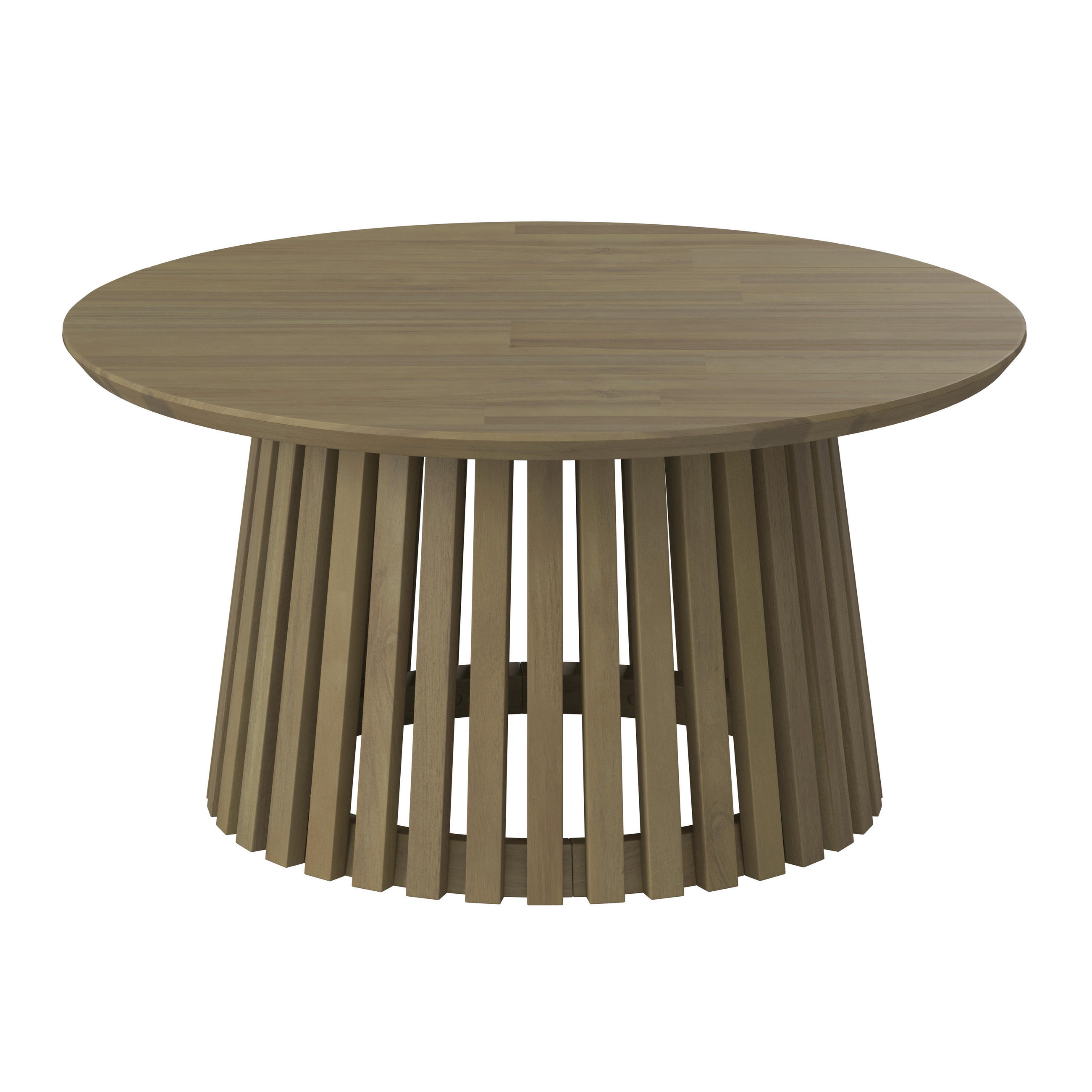 GARTENBEISTELLTISCH 80/80/40 cm Holz  - Akaziefarben, Natur, Holz (80/80/40cm) - Ambia Garden