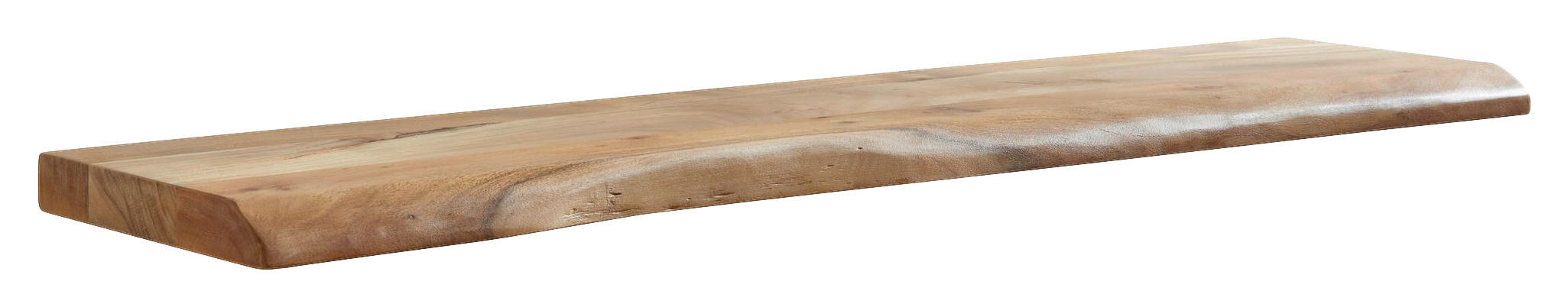 WANDREGAL 120/4/26 cm  - Akaziefarben, Modern, Holz (120/4/26cm) - MID.YOU