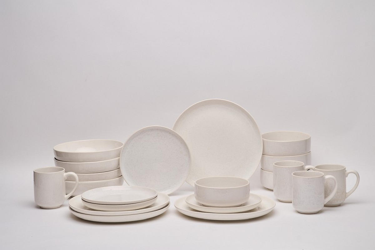 KOMBISERVICE Beige Marbella 20-teilig 4 Personen  - Beige, Trend, Keramik - Novel