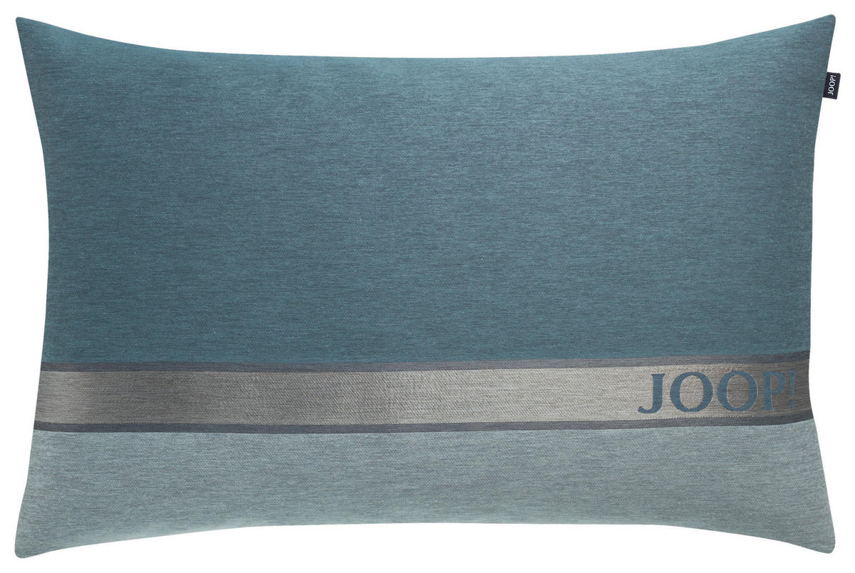 PREVLEKA BLAZINE  CLASH  40/60 cm       srebrne barve, barve petroleja, metino zelena  - srebrne barve/barve petroleja, Basics, tekstil (40/60cm) - Joop!