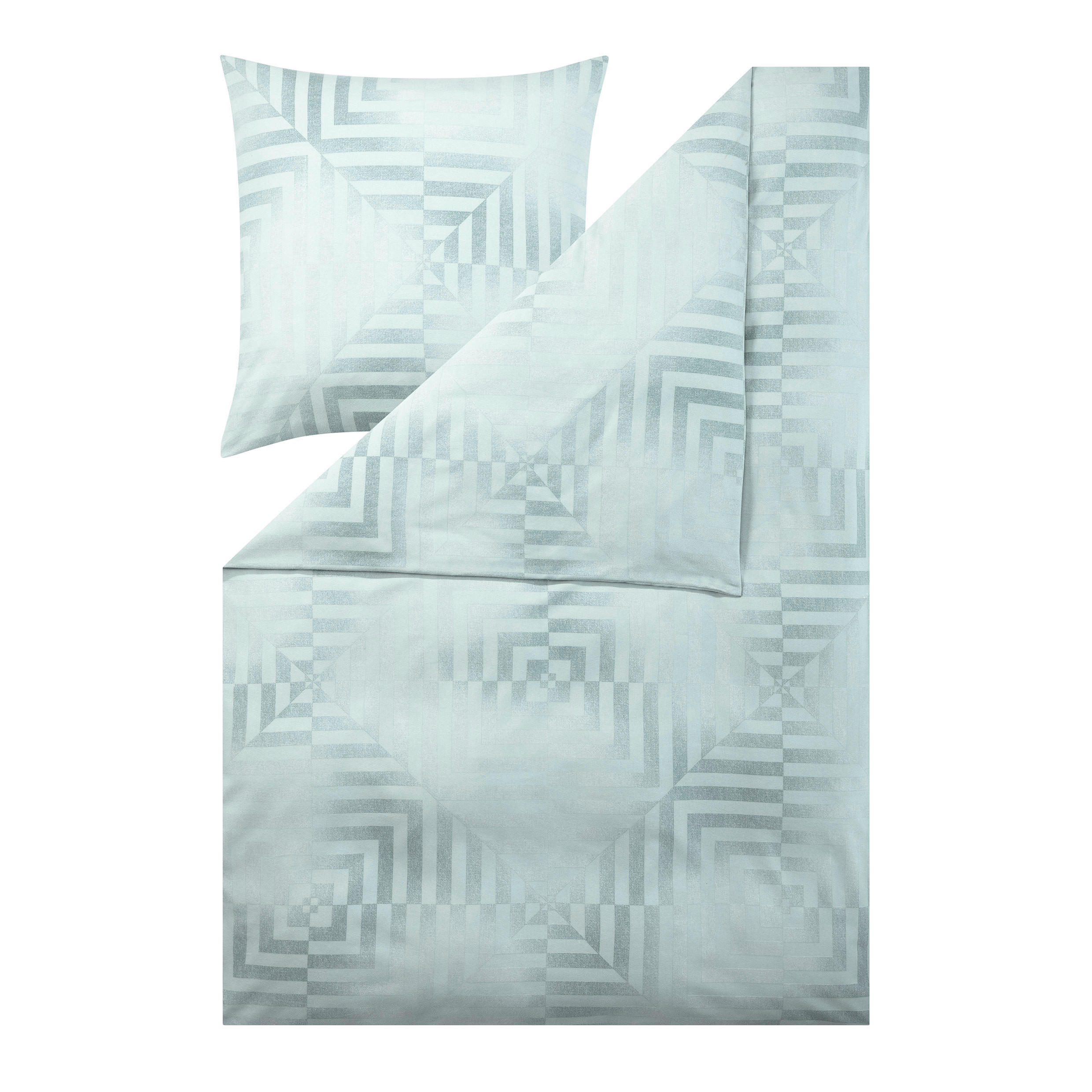 BETTWÄSCHE Atelier Flanell 135/200 cm  - Pastellblau, Design, Textil (135/200cm) - Estella