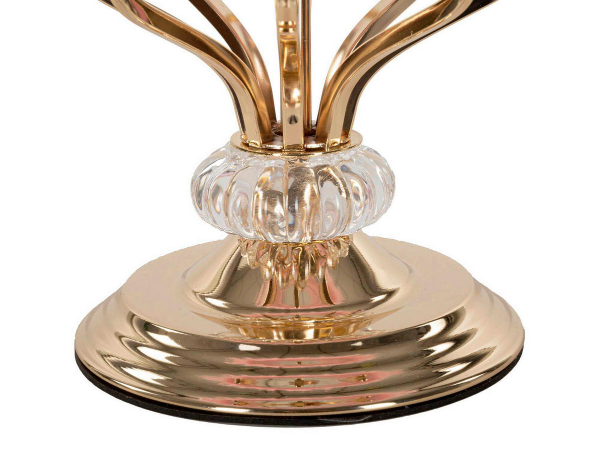 TISCHLEUCHTE - Pink/Weiß, Basics, Kunststoff/Metall (25/54/25cm)