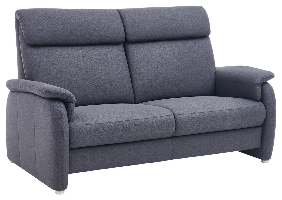 TRAPEZSOFA Flachgewebe Anthrazit  - Anthrazit, KONVENTIONELL, Textil (222/107/102cm) - Pure Home Comfort