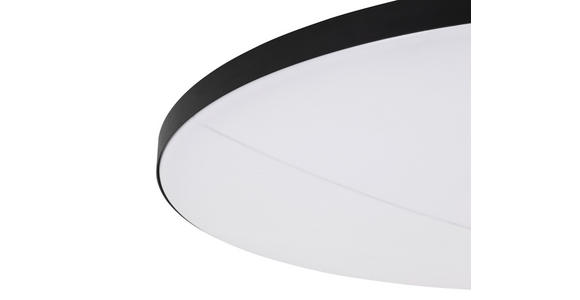 LED-DECKENLEUCHTE 79,5/10,5 cm   - Schwarz, Design, Kunststoff/Metall (79,5/10,5cm) - Novel