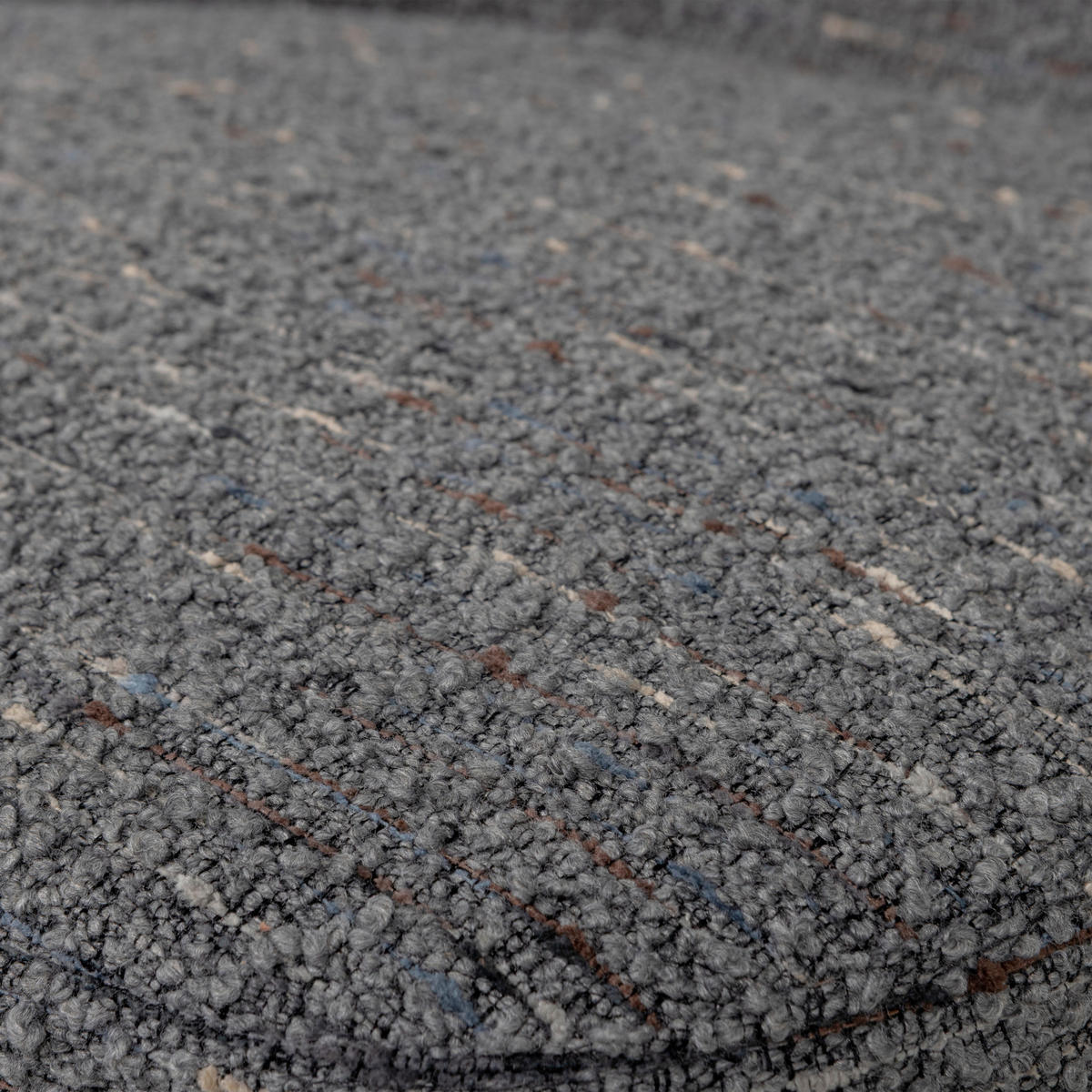 SESSEL in Webstoff Grau  - Schwarz/Grau, MODERN, Textil/Metall (74/75/65cm) - Livetastic