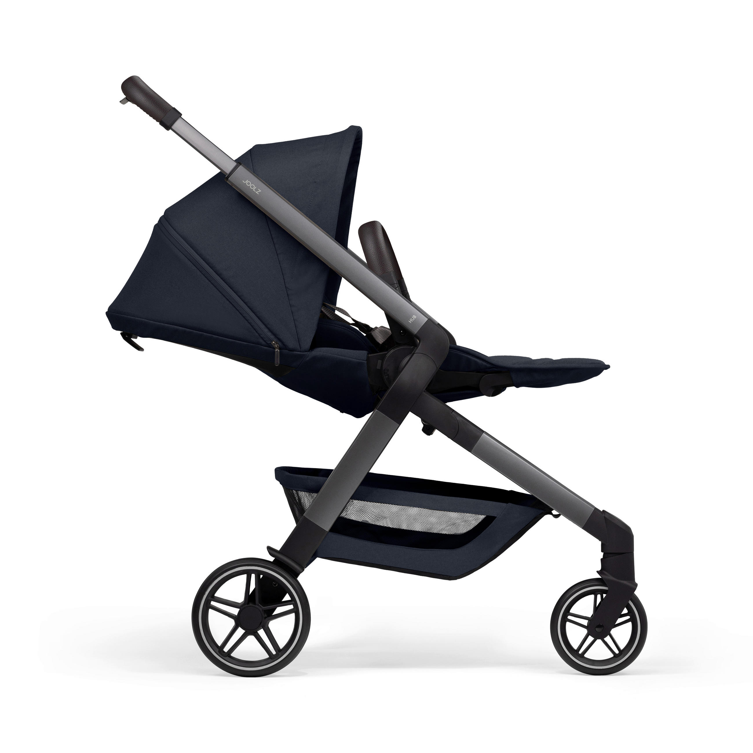 KINDERWAGEN  Hub2  Dark Navy Blue  - Dunkelblau, Basics, Textil (102/52,5/93cm) - Joolz
