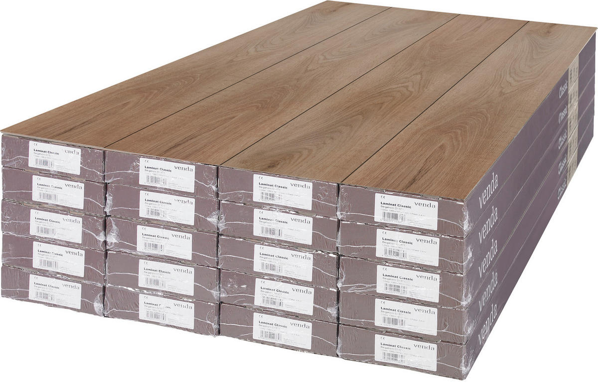 VINYLBODEN Eiche Elegance Premium  per  m² - Eichefarben, KONVENTIONELL, Kunststoff (123,5/19,2/0,5cm) - Venda