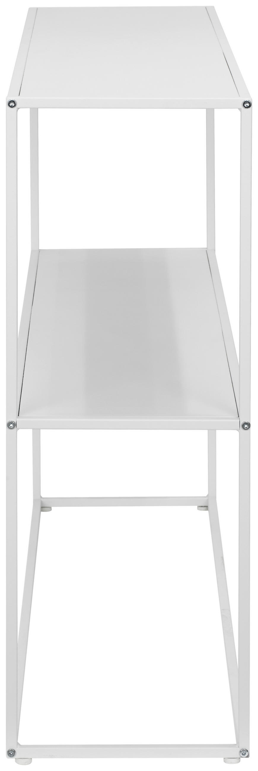 KONSOLENTISCH in Metall   100/79/29 cm  - Weiß, MODERN, Metall (100/79/29cm) - PBJ