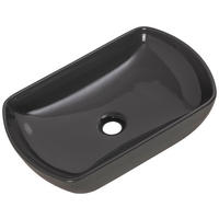 WASCHBECKEN 50/12,5/31,5 cm  - Grau, MODERN, Keramik (50/12,5/31,5cm) - MID.YOU