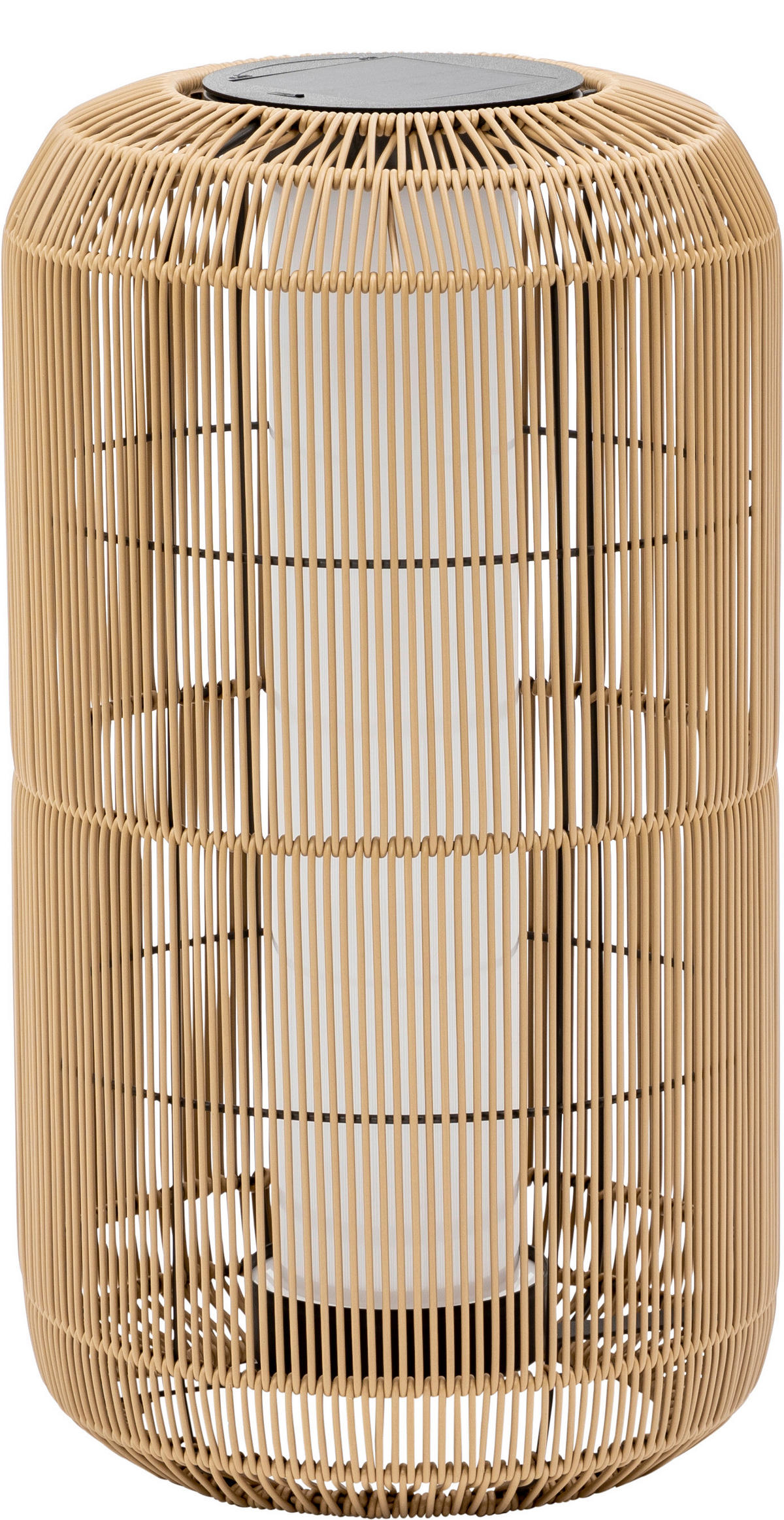 SOLARLEUCHTE  - Naturfarben, Design, Kunststoff/Metall (30/55/30cm) - Ambia Garden