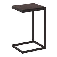 GARTENBEISTELLTISCH 35/30/56 cm Metall, Kunststoff rechteckig  - Anthrazit/Dunkelbraun, Design, Kunststoff/Metall (35/30/56cm) - Amatio