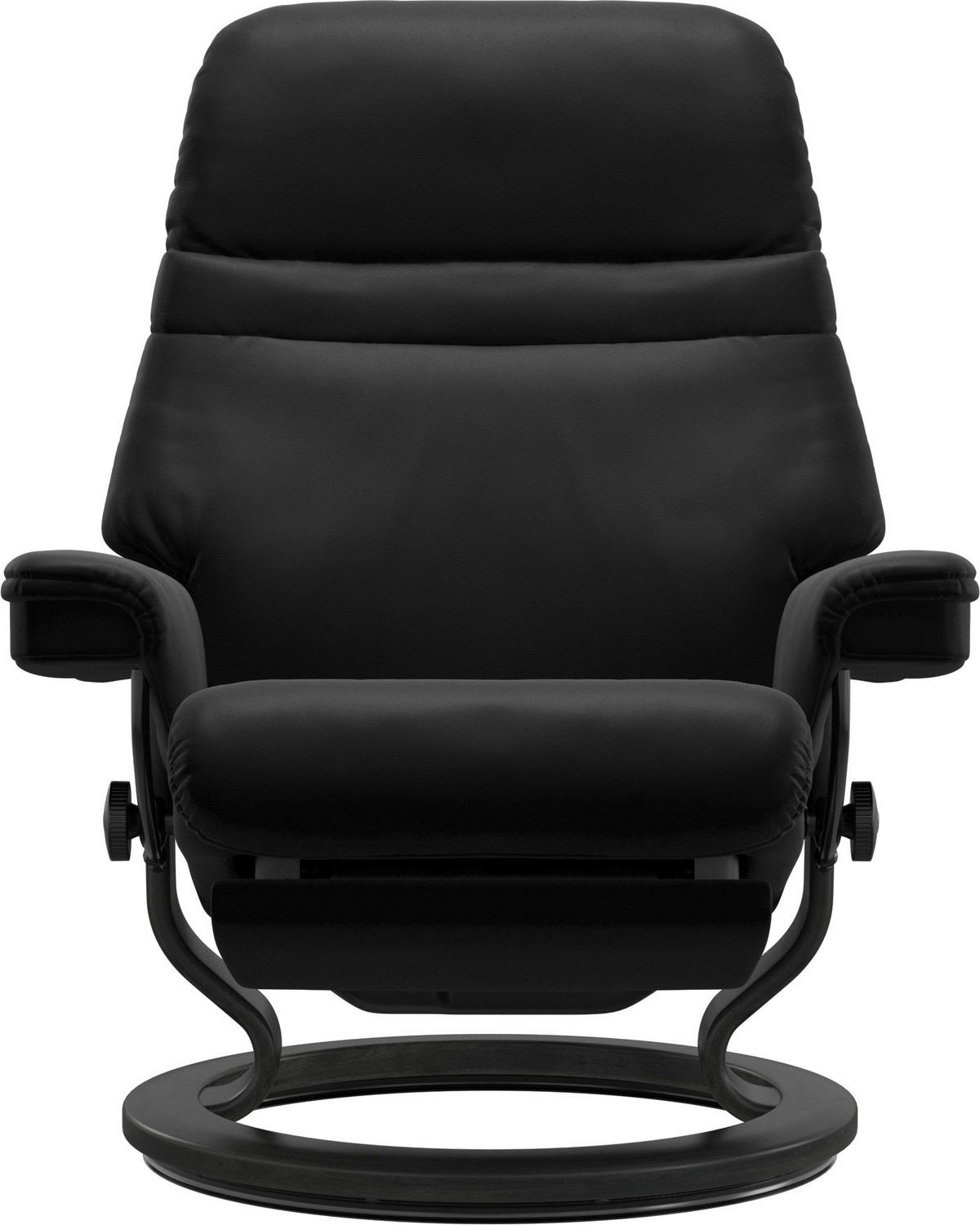 RELAXSESSEL in Holz, Leder Schwarz  - Schwarz, KONVENTIONELL, Leder/Holz (79/103/78cm) - Stressless