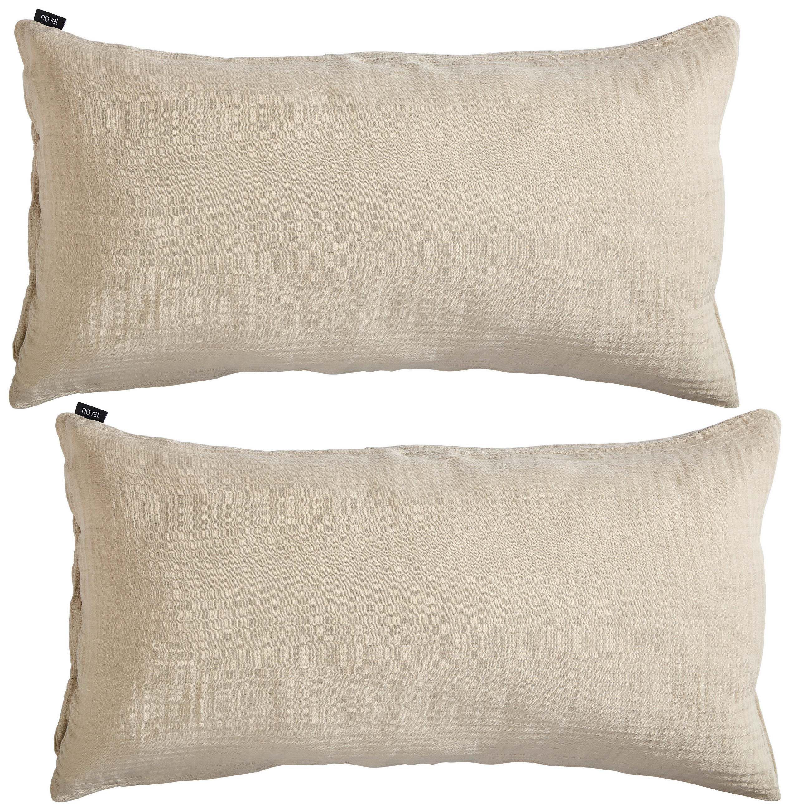 KISSENBEZUG-SET GENTANO 40/80 cm  - Beige, Basics, Textil (40/80cm) - Novel