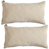 KISSENBEZUG-SET GENTANO 40/80 cm  - Beige, Basics, Textil (40/80cm) - Novel