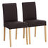 STUHL-SET in Holz, Textil Buchefarben, Dunkelbraun - Dunkelbraun/Buchefarben, KONVENTIONELL, Holz/Textil (45/89/51cm) - Cantus STUHL-SET in Holz, Textil Buchefarben, Dunkelbraun - Dunkelbraun/Buchefarben, KONVENTIONELL, Holz/Textil (45/89/51cm) - Cantus