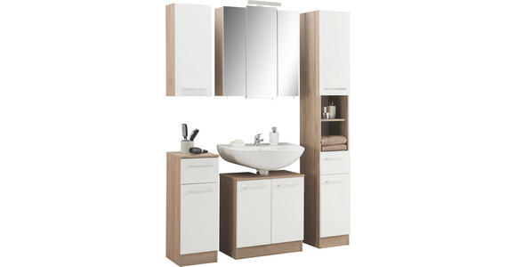 SPIEGELSCHRANK 68/73/20 cm - Eichefarben, Basics, Glas/Holzwerkstoff (68/73/20cm) - Xora