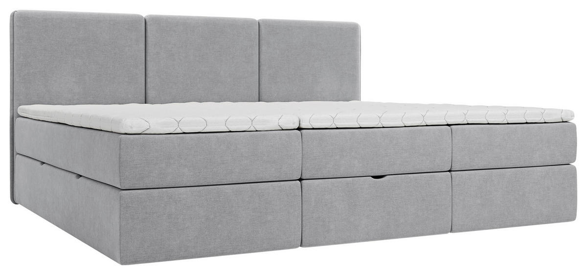 FAMILIENBETT - Dunkelgrau/Schwarz, MODERN, Holz/Kunststoff (270/200cm) - MID.YOU