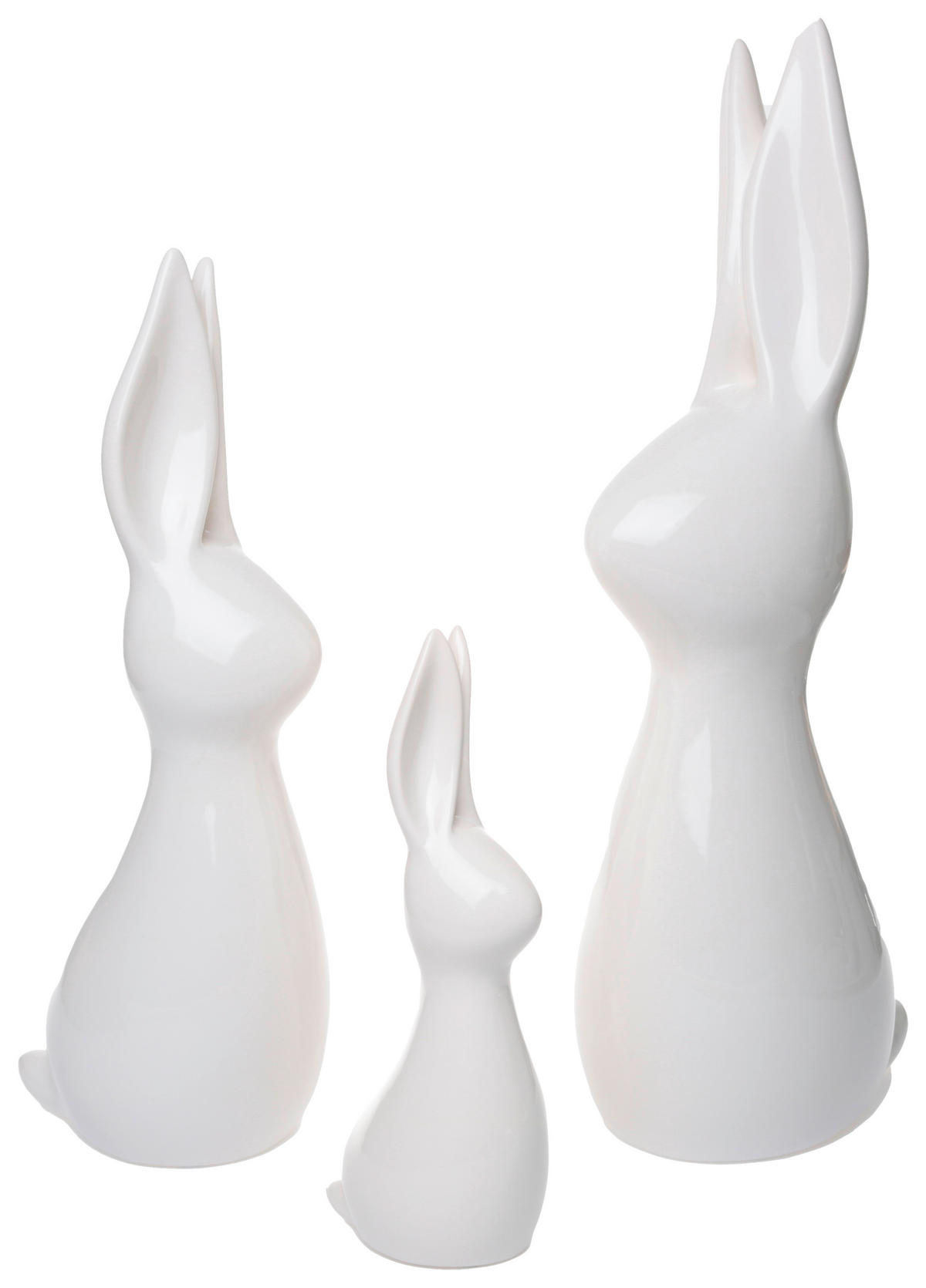 DEKOHASE - Weiß, LIFESTYLE, Keramik (11/9/29cm)