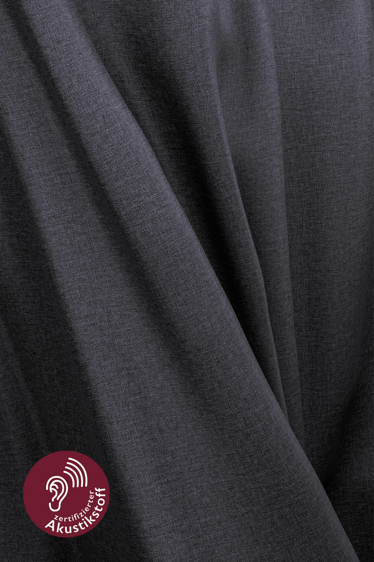 FERTIGVORHANG  blickdicht  140/245 cm   - Graphitfarben, Basics, Textil (140/245cm) - Fuggerhaus