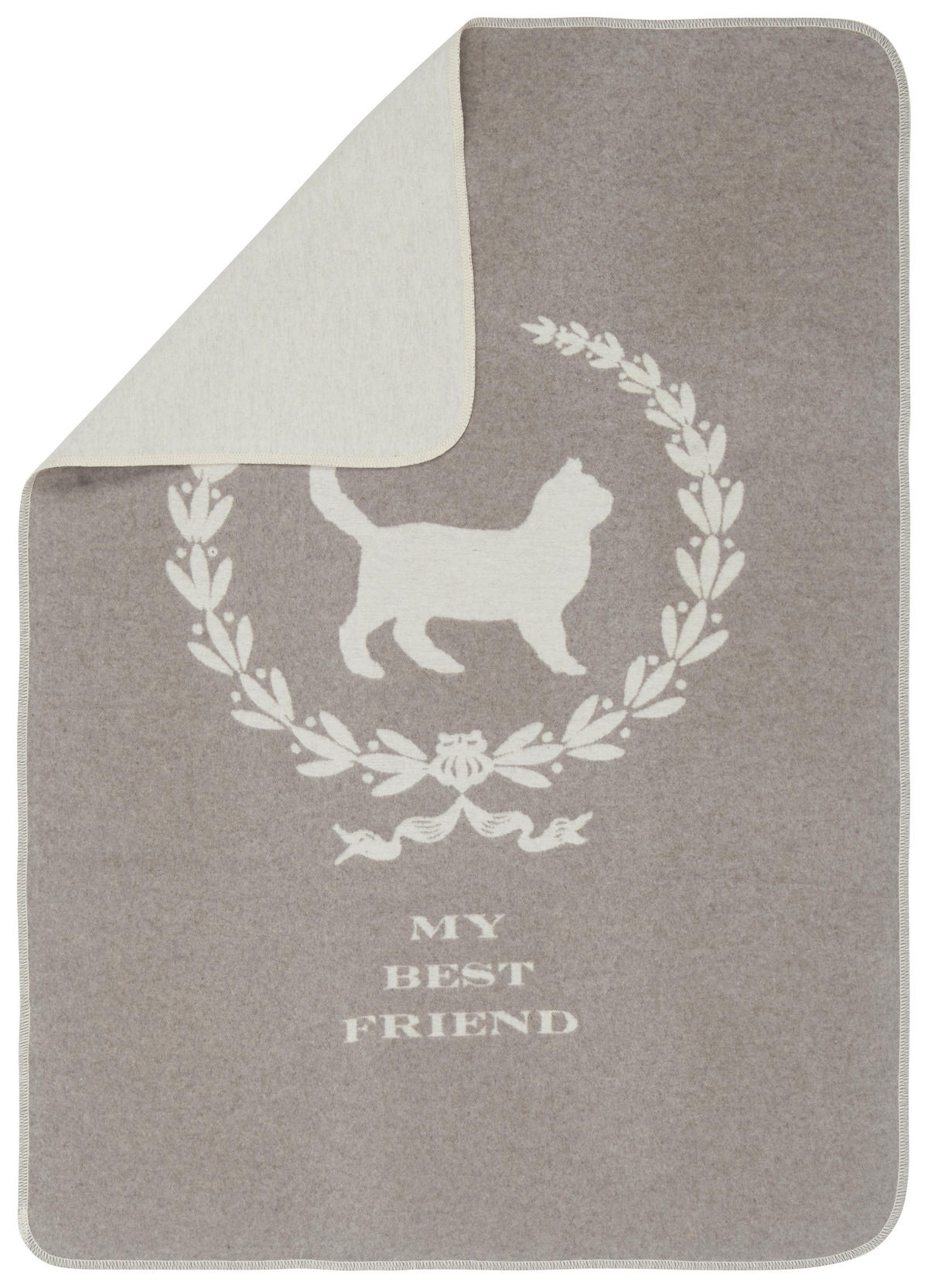 DEKA PRO KOČKY, bavlna, 70/90 cm - jílová barva, Basics, textil (70/90cm) - David Fussenegger