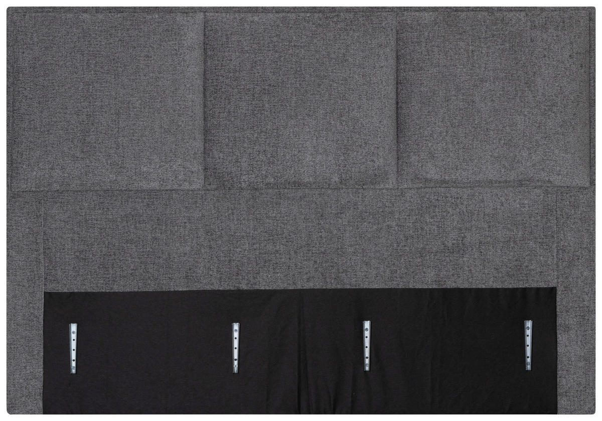 HUVUDGAVEL 180/118/12 cm  - mörkgrå, Klassisk, trä/textil (180/118/12cm) - Ambiente