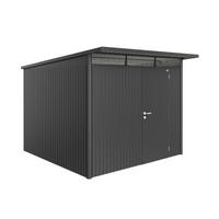 GERÄTEHAUS 260/217/300 cm  - Dunkelgrau, Basics, Metall (260/217/300cm) - Biohort