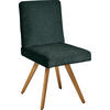STUHL  in Flachgewebe Holz, Textil  - Eichefarben/Grün, Design, Holz/Textil (46/94/58cm) - Dieter Knoll