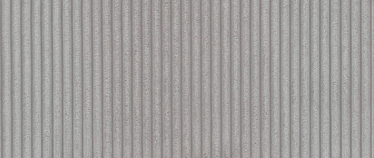 3-SITZER-SOFA Cord Grau  - Eichefarben/Grau, Design, Holz/Textil (190/102/90cm) - Stylife