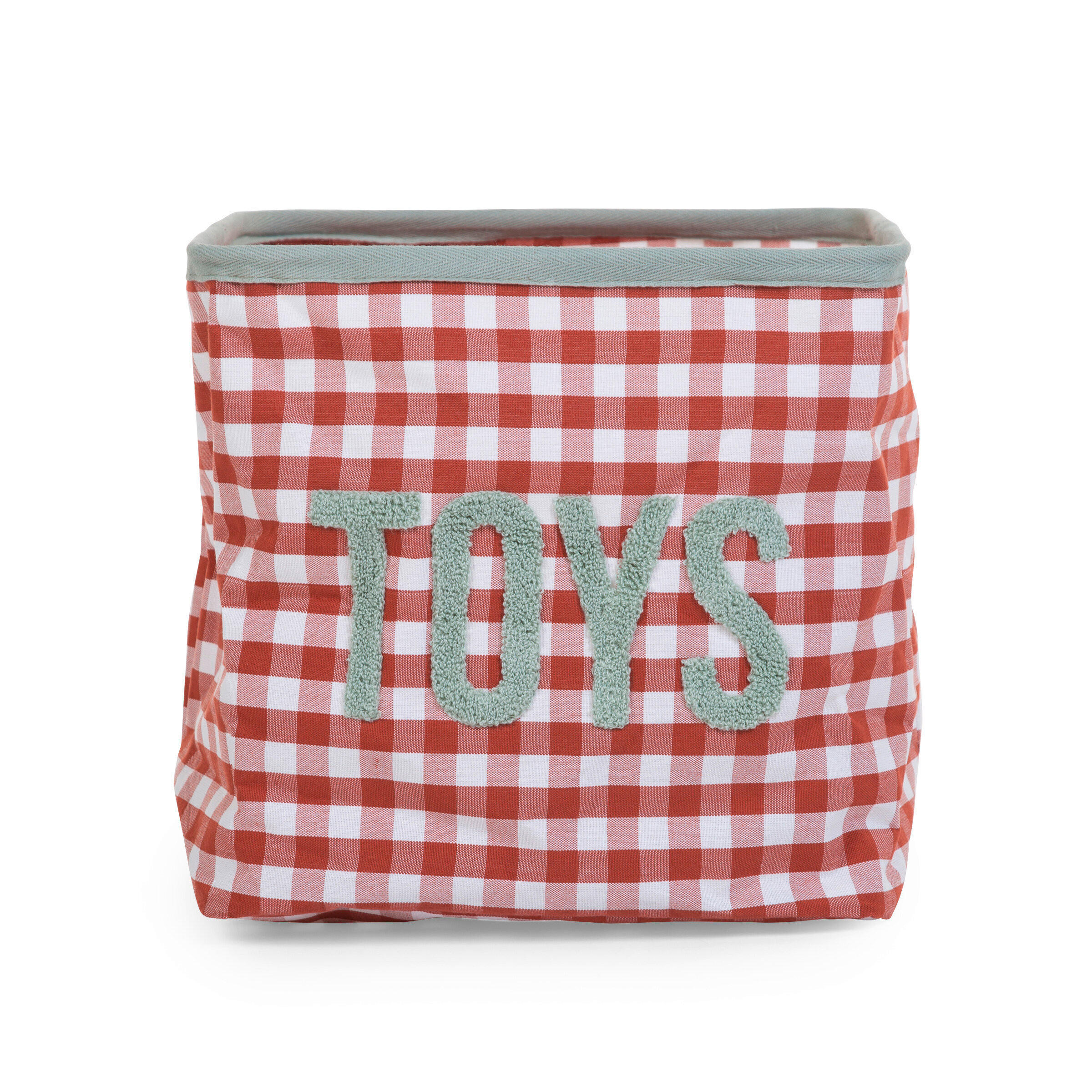 AUFBEWAHRUNGSBOX Vichy korb Terracotta  - Terracotta, KONVENTIONELL, Textil (30/30/30cm) - Childhome