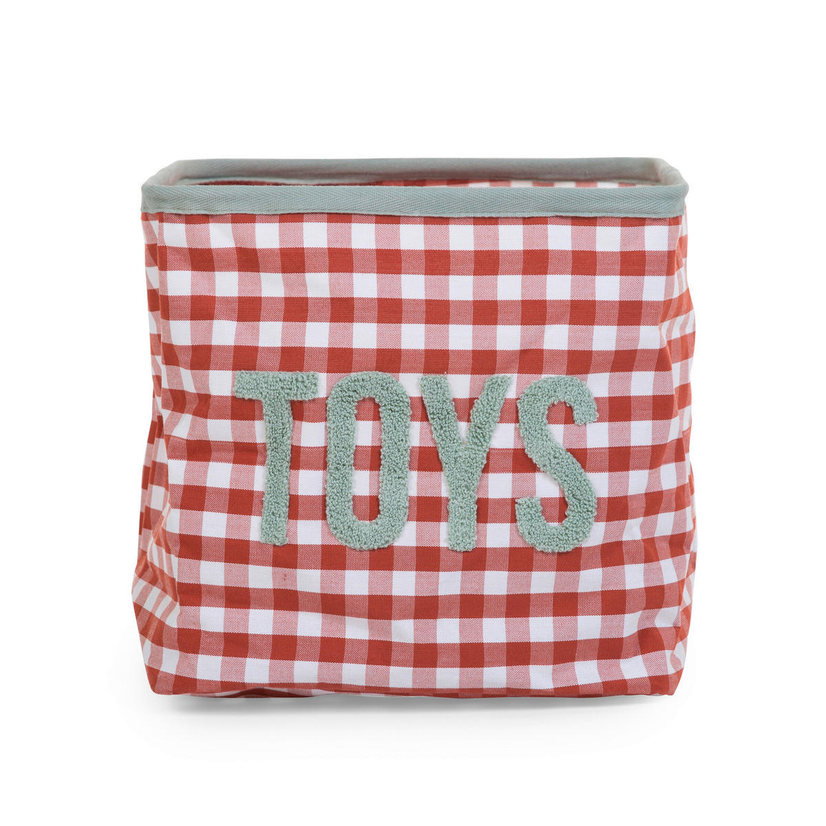 AUFBEWAHRUNGSBOX Vichy korb Terracotta  - Terracotta, KONVENTIONELL, Textil (30/30/30cm) - Childhome