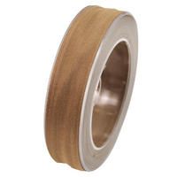 GESCHENKBAND  - Hellbraun, Basics, Kunststoff (2,5cm)