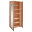 GARDEROBENSCHRANK  in 80/203/40 cm  - Eichefarben/Eschefarben, Natur, Holz/Holzwerkstoff (80/203/40cm) - Linea Natura