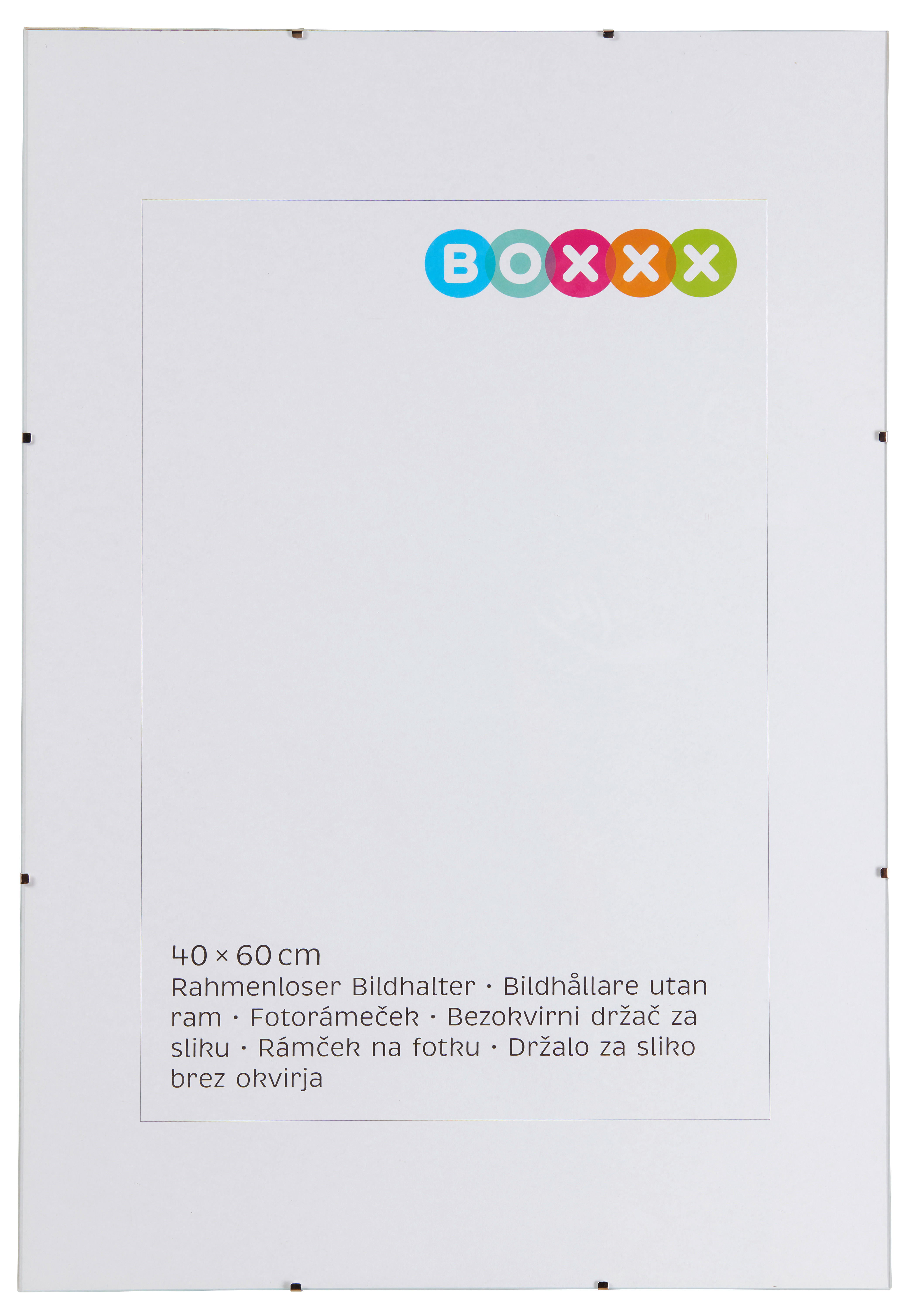 Boxxx KLIPOVÝ RÁMEČEK, 1 foto, 60/40/1 cm - čiré