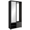 GARDEROBE  in 90/190/33 cm  - Schwarz, Trend, Holzwerkstoff (90/190/33cm) - MID.YOU