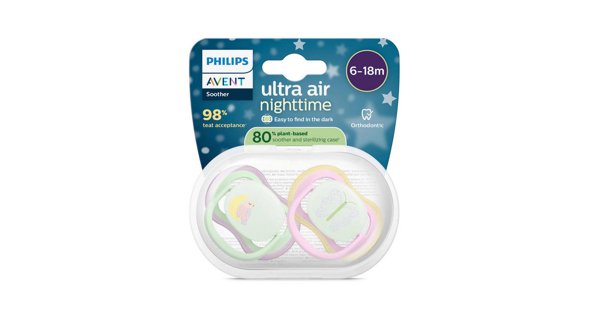 DUDA   - svijetlo ružičasta/boje kadulje, Basics, prirodni materijali (12.6/5.0/10.8cm) - Avent