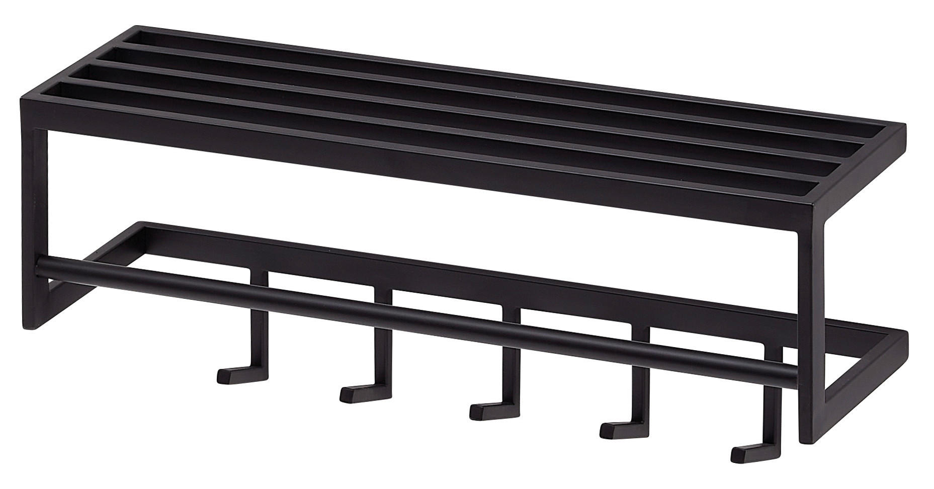WANDGARDEROBE  in Schwarz  - Schwarz, MODERN, Metall (70/20/20cm) - MID.YOU