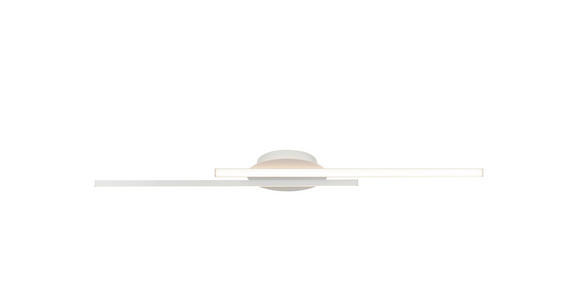 LED-DECKENLEUCHTE 96/20/5,5 cm   - Weiß, Basics, Kunststoff/Metall (96/20/5,5cm) - Novel