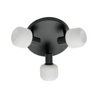 DECKENLEUCHTE Milford 19/25/25 cm  - Schwarz, Design, Glas (19/25/25cm) - Nordlux