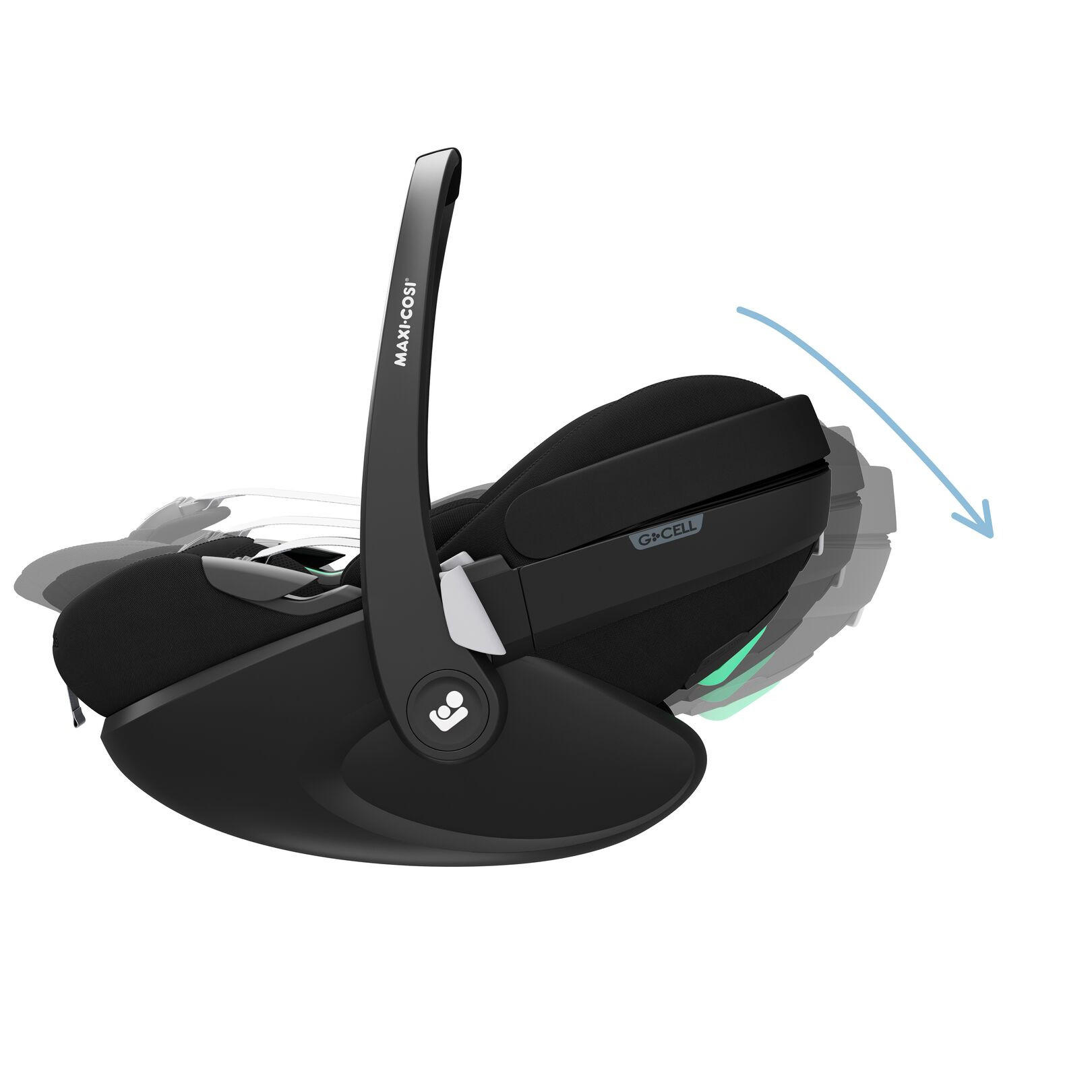 BABYSCHALE Pebble 360 Pro² Twillic Black   - Schwarz, Basics, Kunststoff (44/58/66cm) - Maxi-Cosi