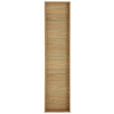 BADEZIMMERREGAL 35/150/12 cm  - Eichefarben, KONVENTIONELL, Glas/Holz (35/150/12cm) - Linea Natura