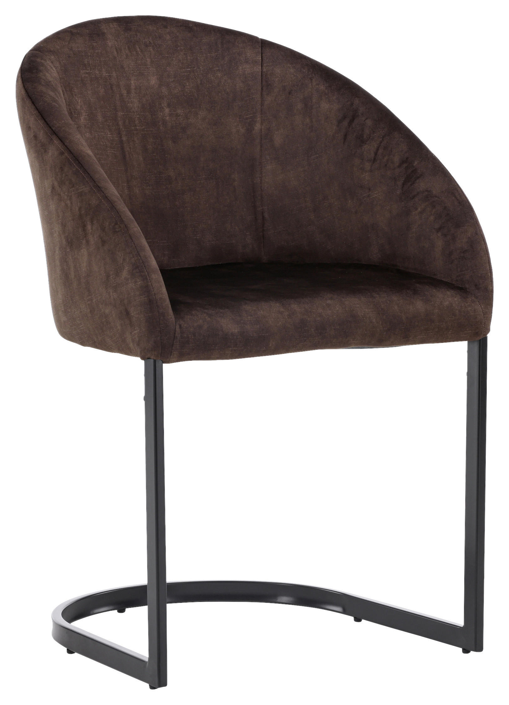 Livetastic Stuhl-Set Schwarz, Dunkelbraun 56x82x65 cm